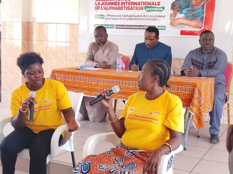 Journée Internationale de l'alphabétisation : Les femmes du Centre Don Bosco en fête